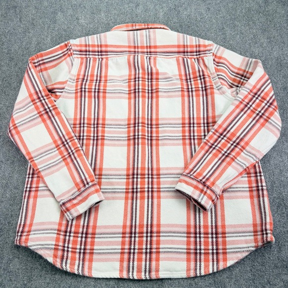Outerknown Blanket Shirt Womens XL/XXL Plaid Flannel Warm Organic Cotton *STAINS - Picture 16 of 16